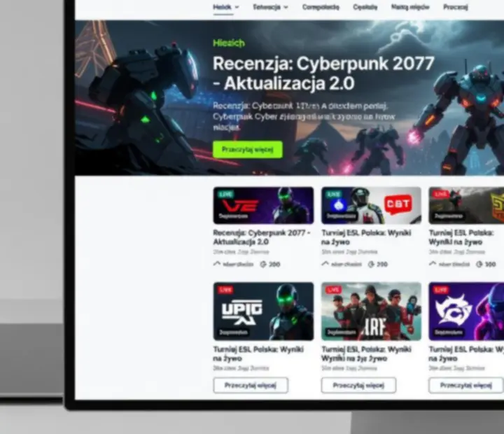 Kolorowa kompozycja z kontrolerami i sprzętem gamingowym